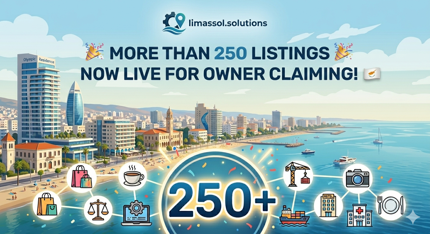 250+ Reasons to Explore Limassol: We’ve Hit a Major Milestone! 🚀